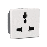 LGD- Indian Standard Sockets 6A - Socket with Shutter - 3 Pin - ISI - 2 Module