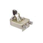 EP- Outside Opening; Knob On Inside 2 Deadbolts & 1 Latchbolt