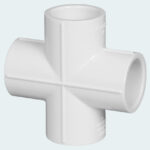 UPVC Cross Tee Pipe Fitting