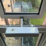UPVC Motorized/Lever Operator Door Window