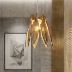 Wooden flower Lamp - INV