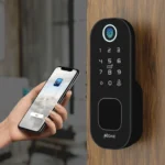 Ozone Double-sided Fingerprint Rim Lock with 4-way access
