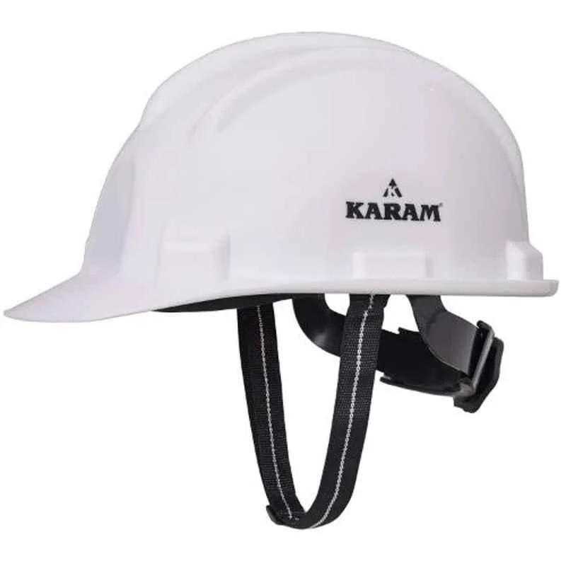 Helmet_white KARAM - SAFETY HELMET TRATCHET TYPE - White - Image 1