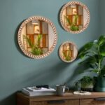 Wall Mounted Decorative Wooden Mirrors