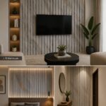 DECOR- Wall Panel Walnut Black Line 1 X 10 ft 10mm