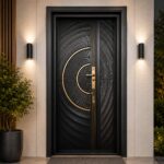 DECOR Steel Door 1200 x 2100 x 90 x 225 MS Ivory DGC91