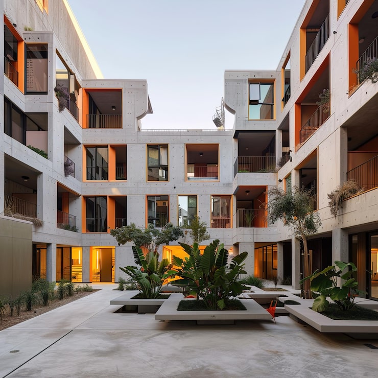 courtyard-with-planter-that-says-palm-trees_783884-165577